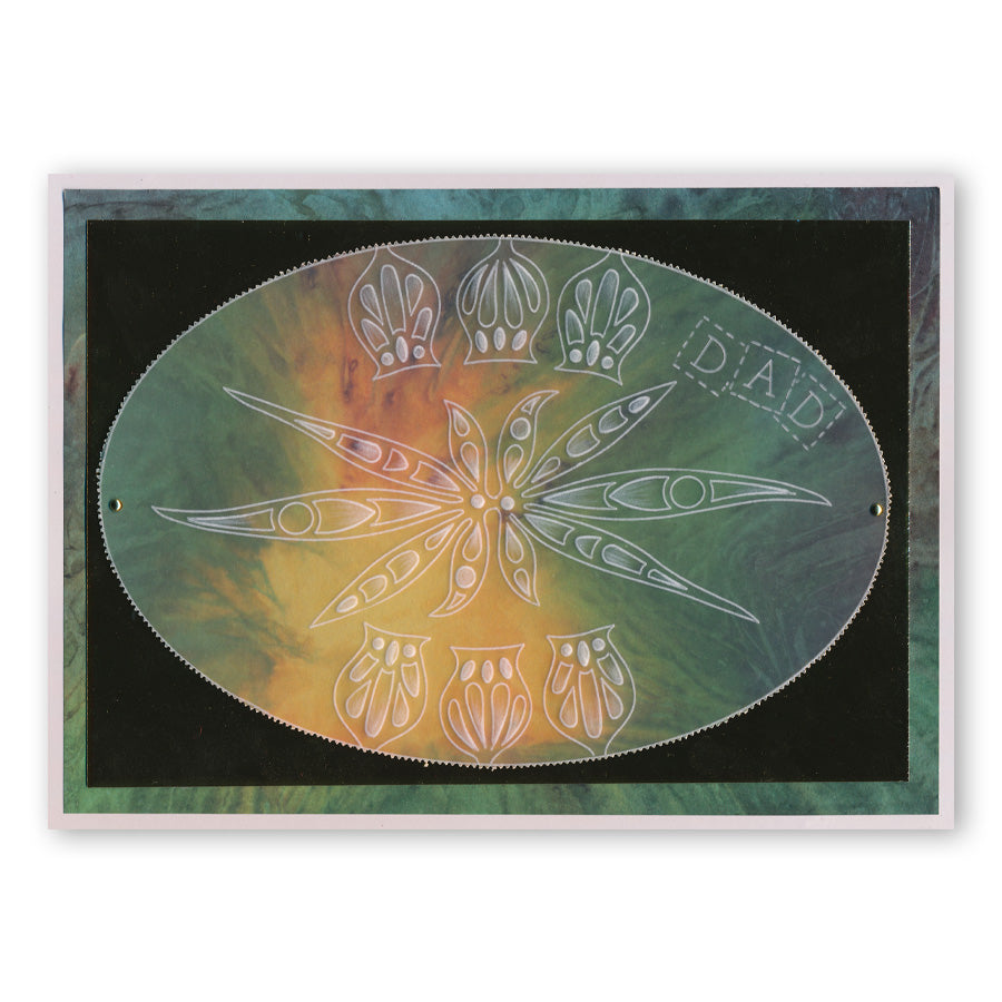 Funky Foliage A6 Groovi Plate