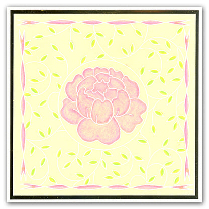 Sprig Background A5 Square Groovi Plate