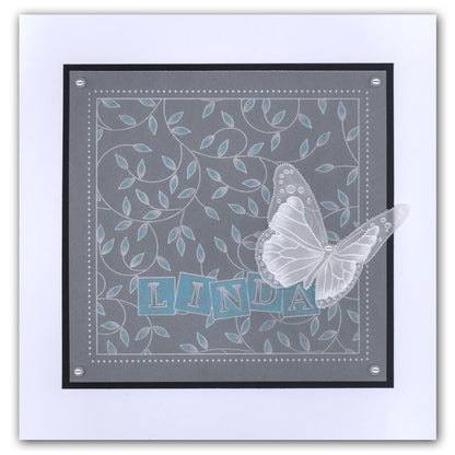 Sprig Background A5 Square Groovi Plate