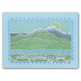 Mountains & Hills A5 Square Groovi Plate