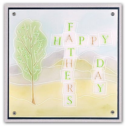 Mountains & Hills A5 Square Groovi Plate