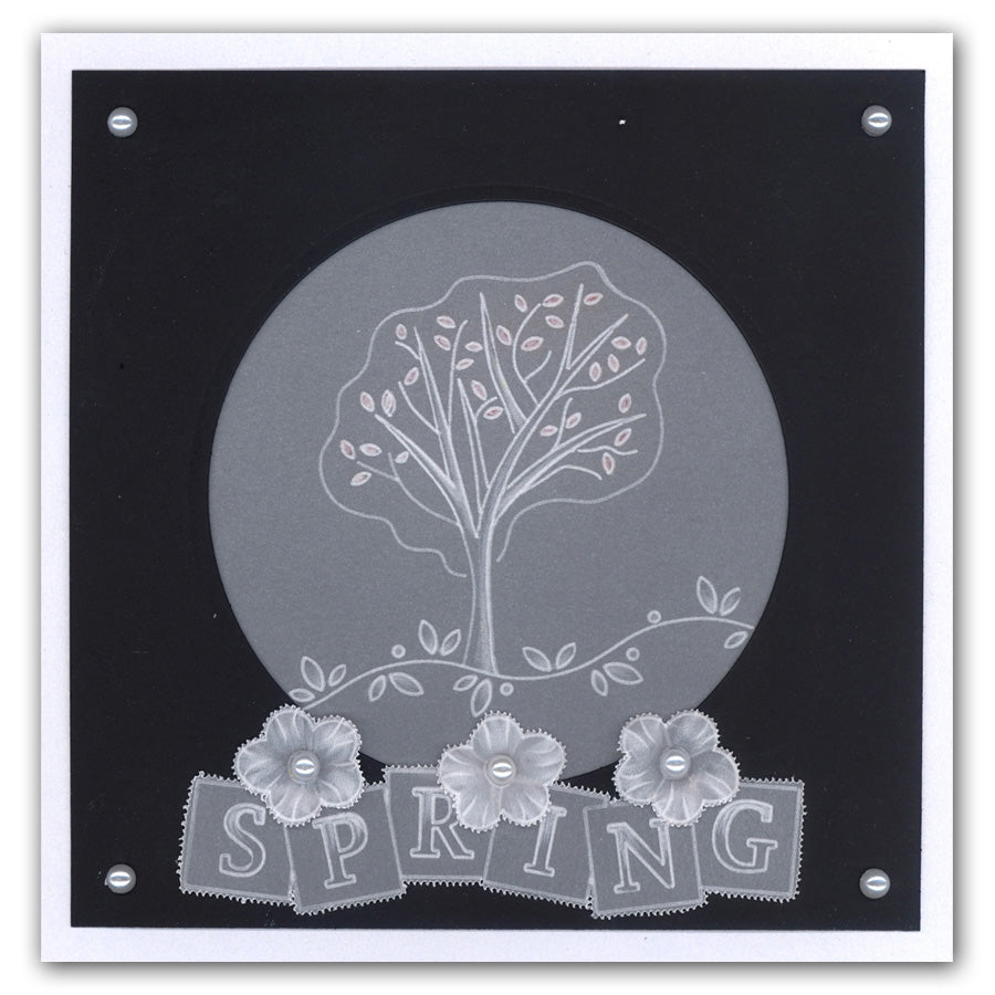 Mountains & Hills A5 Square Groovi Plate