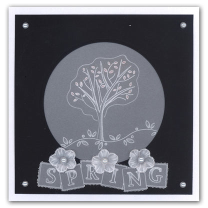 Mountains & Hills A5 Square Groovi Plate