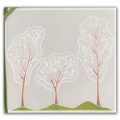 Mountains & Hills A5 Square Groovi Plate