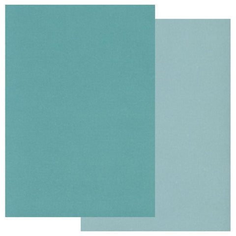 Teal A4 Two Tone Parchment Paper x10