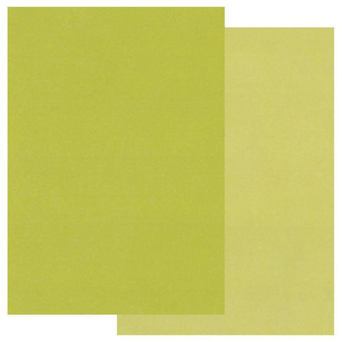 Green x20 Groovi Two Tone Parchment Paper A5