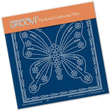 Tina's Butterfly Papillon A6 Square Groovi Baby Plate