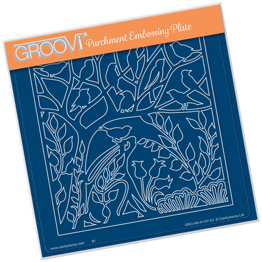 Hare in the Glade A5 Square Groovi Plate