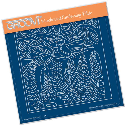 Hare & the Owl A5 Square Groovi Plate