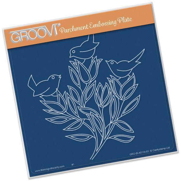 Wrens A5 Square Groovi Plate