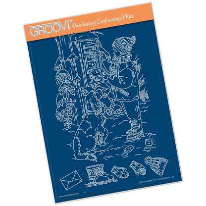 Jayne's Letter to Santa A5 Groovi Plate