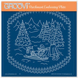 Linda's Deep in the Forest - Christmas Treasures A5 Square Groovi Plate