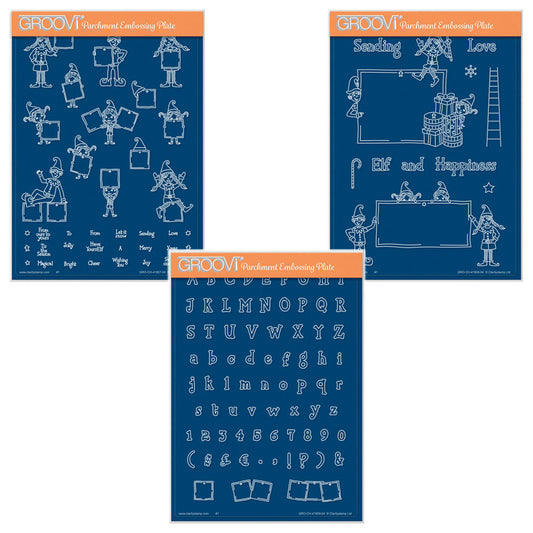 Barbara's Elves, Letterboxes, Billboards & ABC A5 Groovi Plate Collection