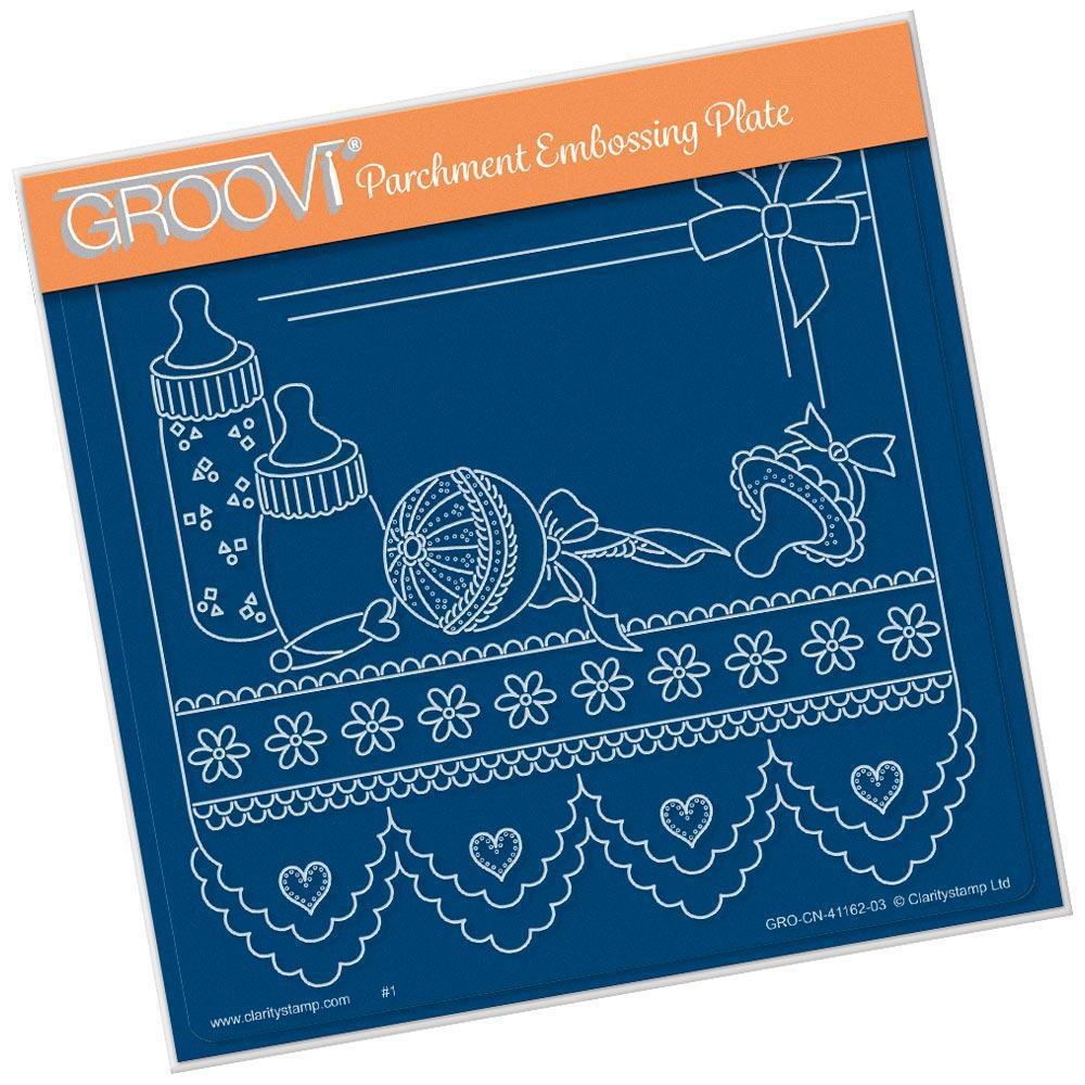 Linda's Baby Necessities A5 Square Groovi Plate