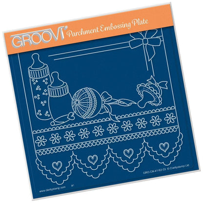 Linda's Baby Necessities A5 Square Groovi Plate