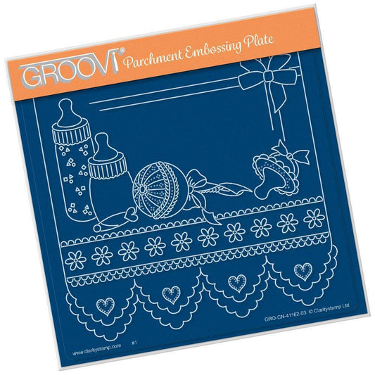 Linda's Baby Necessities A5 Square Groovi Plate