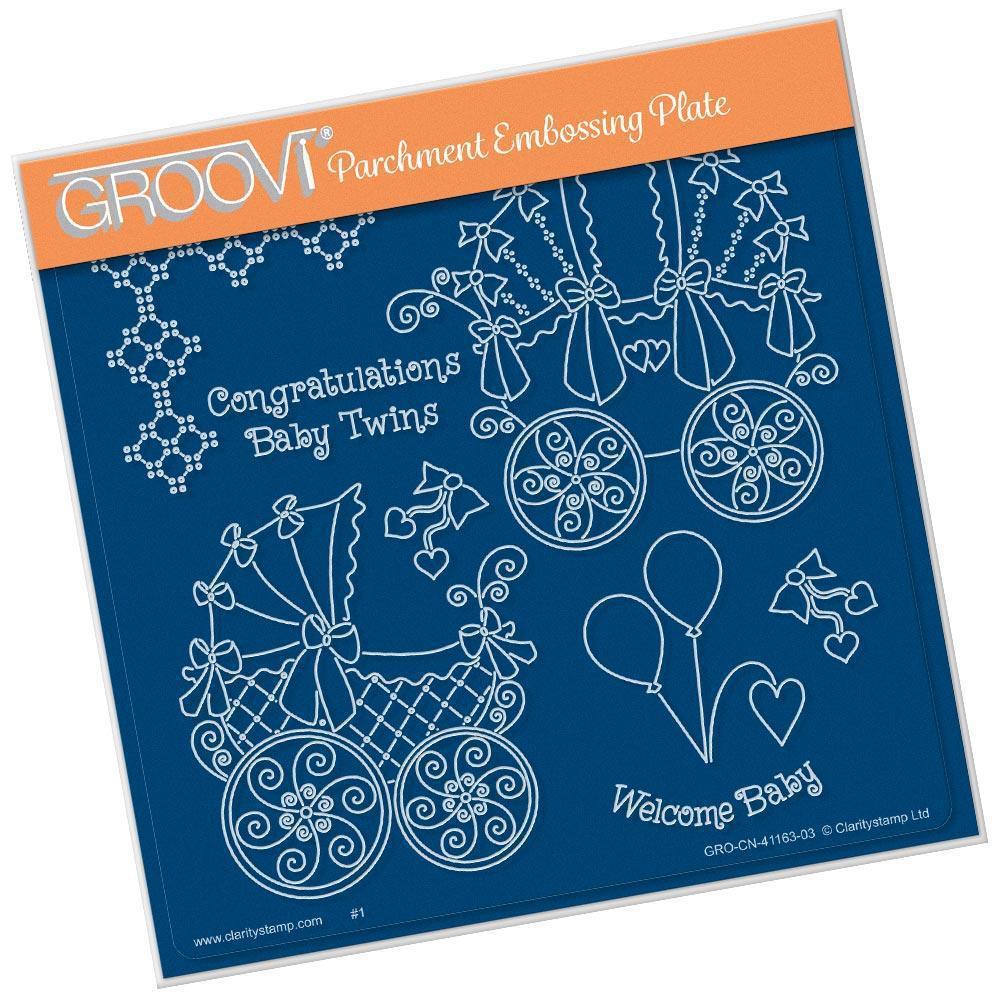 Linda's Congratulations A5 Square Groovi Plate