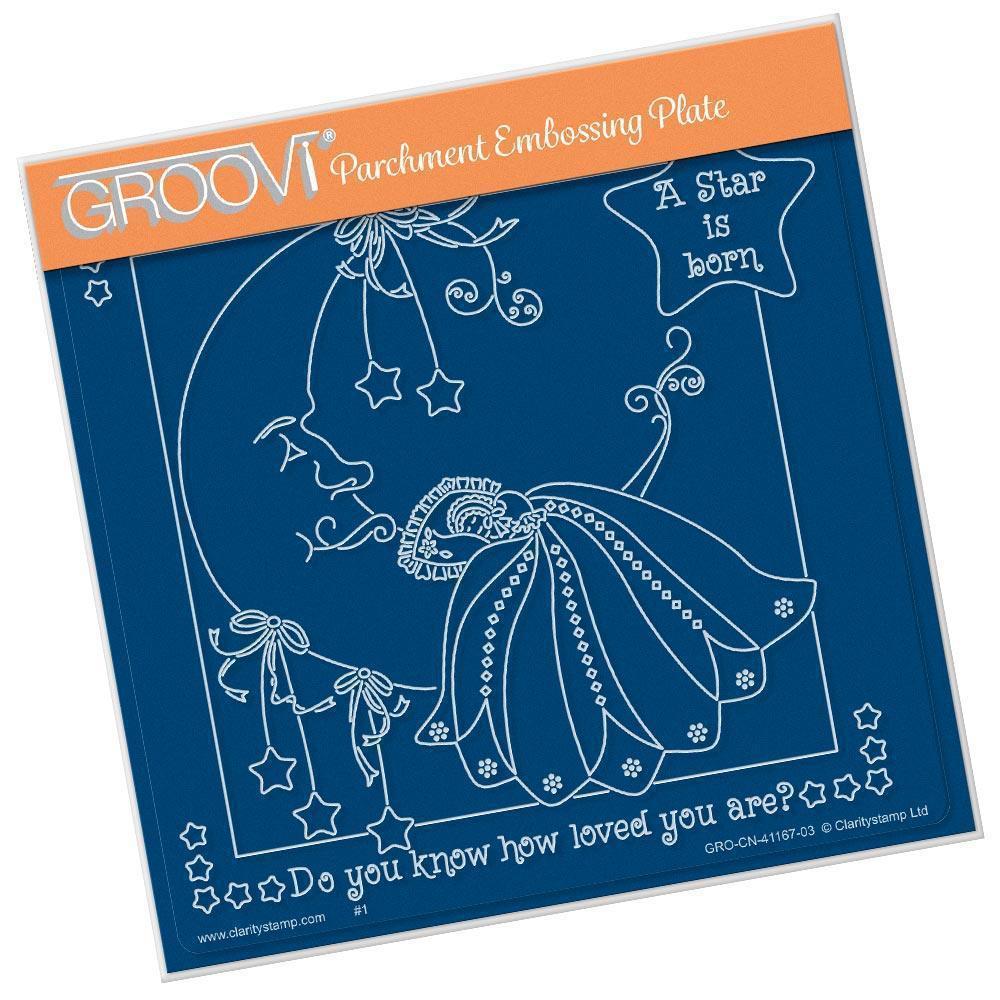 Linda's Star Is Born A5 Square Groovi Plate