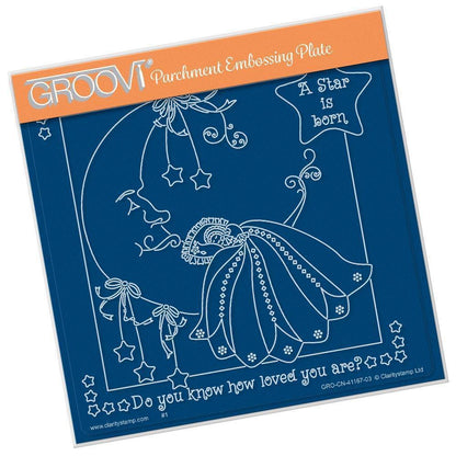 Linda's Star Is Born A5 Square Groovi Plate