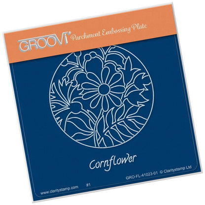 Cornflower & Friends Round A6 Square Groovi Baby Plate
