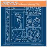 Linda's Live Simply, Bloom Wildly - Easy Layout A5 Square Groovi Plate