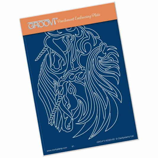 Unicorns A6 Groovi Plate