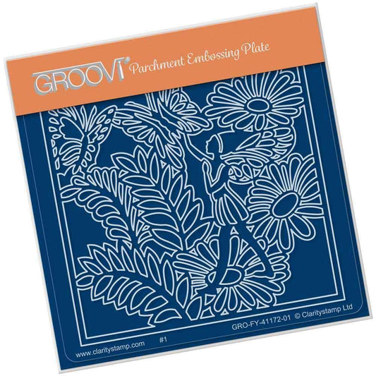 Leafwing Fairy A6 Square Groovi Baby Plate
