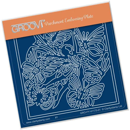 Sugar Plum Fairy A6 Square Groovi Baby Plate