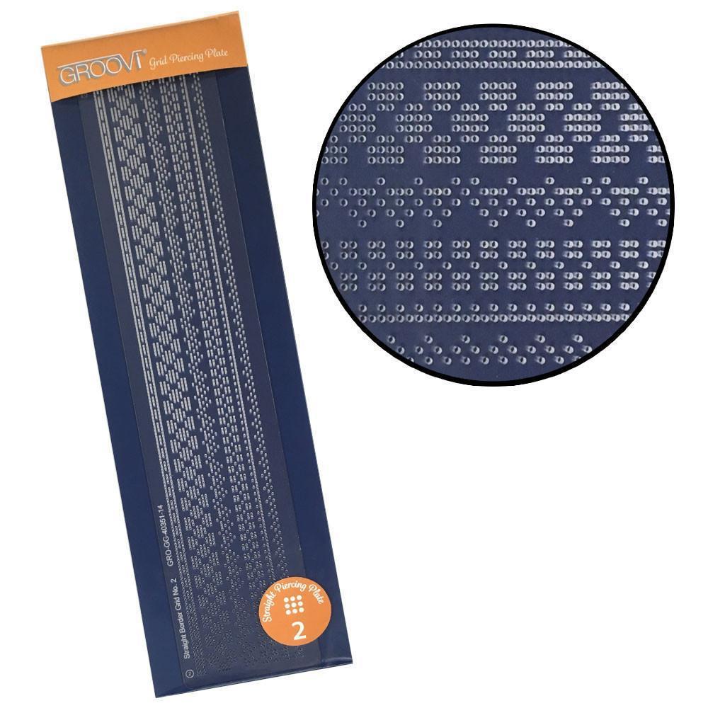 Straight Pattern No. 2 Groovi Border Piercing Grid – Clarity Crafts