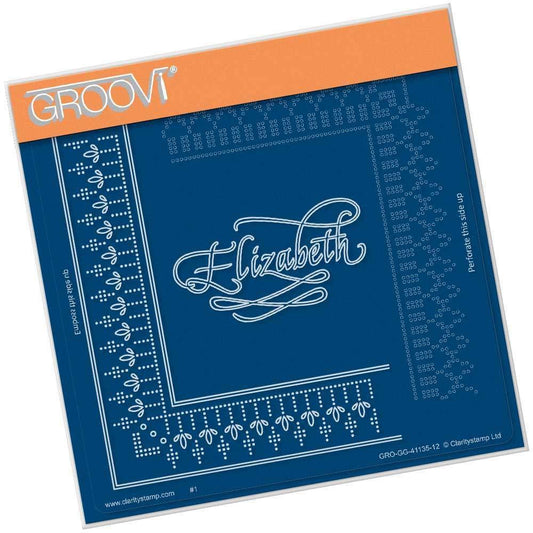 Queen Elizabeth Lace Duet A5 Square Groovi Piercing Grid (Straight)