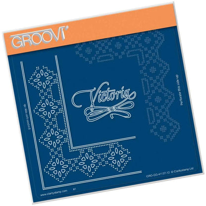 Queen Victoria Lace Duet A5 Square Groovi Piercing Grid (Straight)