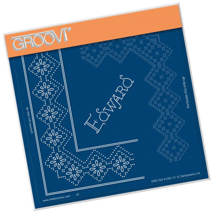 King Edward Lace Duet A5 Square Groovi Piercing Grid (Straight)