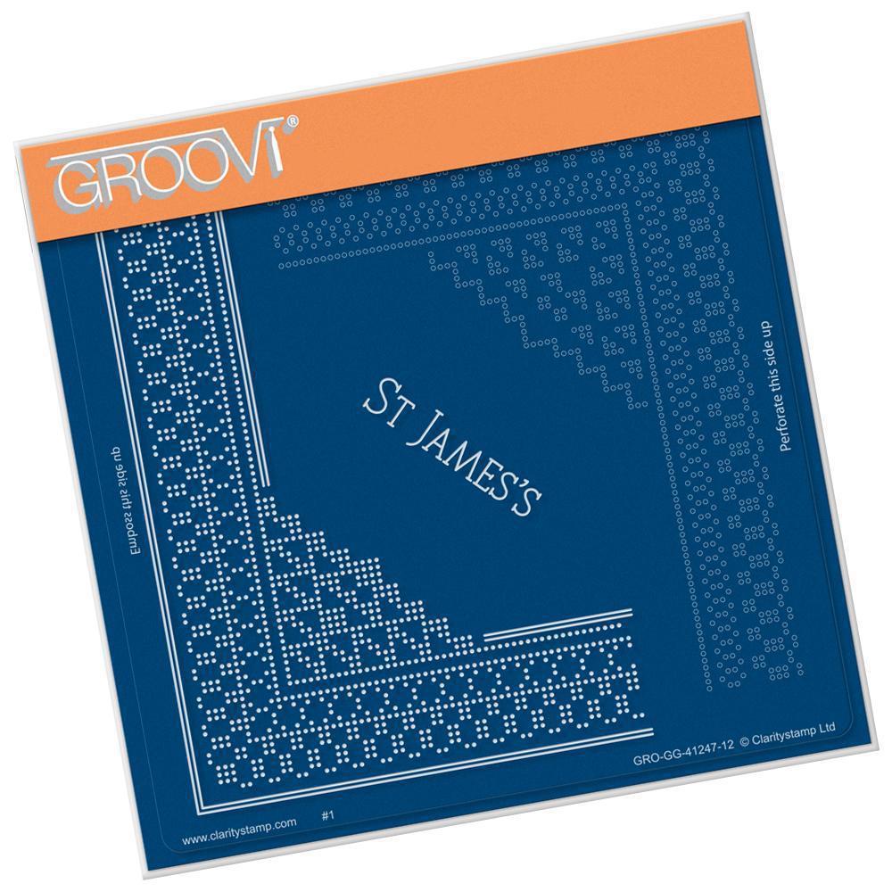 St. James's Palace Lace Corner Duet A5 Square Groovi Piercing Grid (St ...