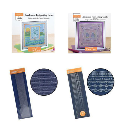Tina's Diagonal Pattern Border Grids & ii Books Collection