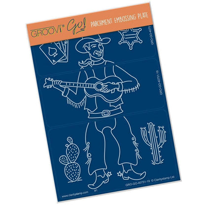 CLEARANCE Groovi Go! Cowboy Figure 3 Part A6 Groovi Plate