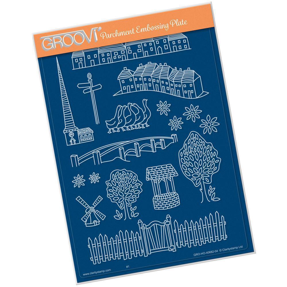 Village Life A5 Groovi Plate