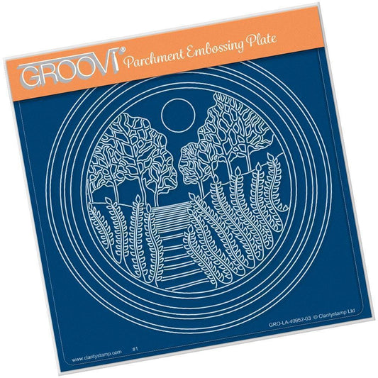 Carmel Round A5 Square Groovi Plate