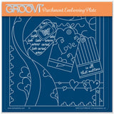 Linda's Love Is All That Matters - Easy Layout A5 Square Groovi Plate (Set 3)