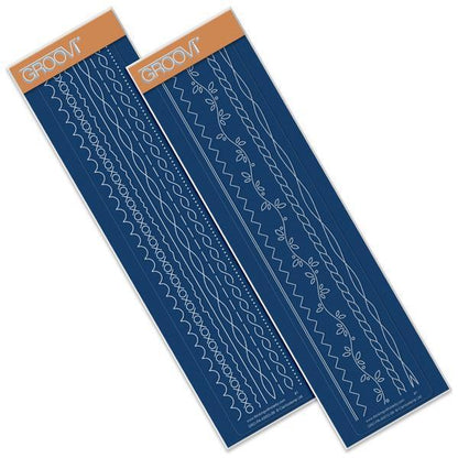Borders 1 & 2 Groovi Border Plate Set