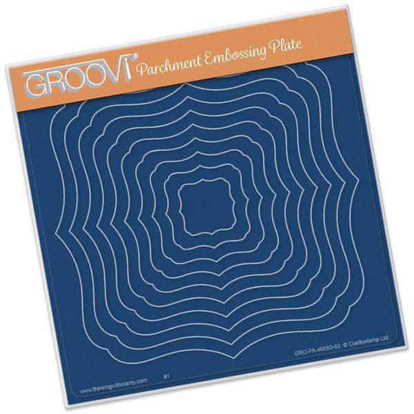 Nested Classic Frames A5 Square Groovi Plate