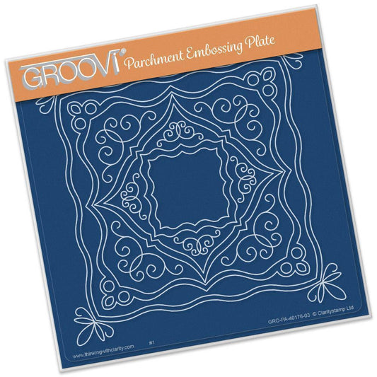 Ornate Boxes A5 Square Groovi Plate