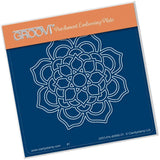 Bloom Mandala A6 Square Groovi Baby Plate