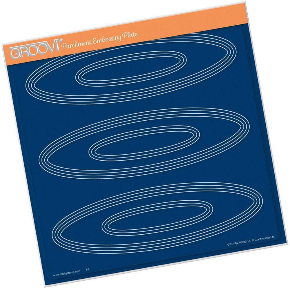 Framework Ovals A4 Square Groovi Plate