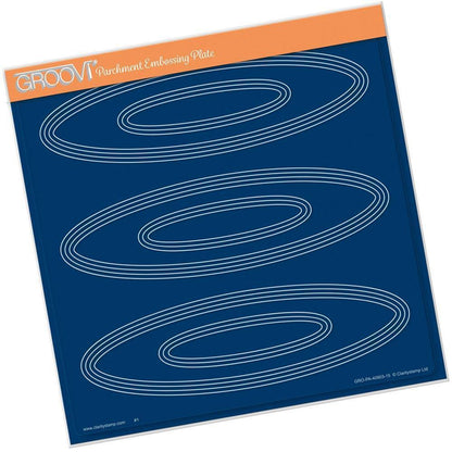 Framework Ovals A4 Square Groovi Plate