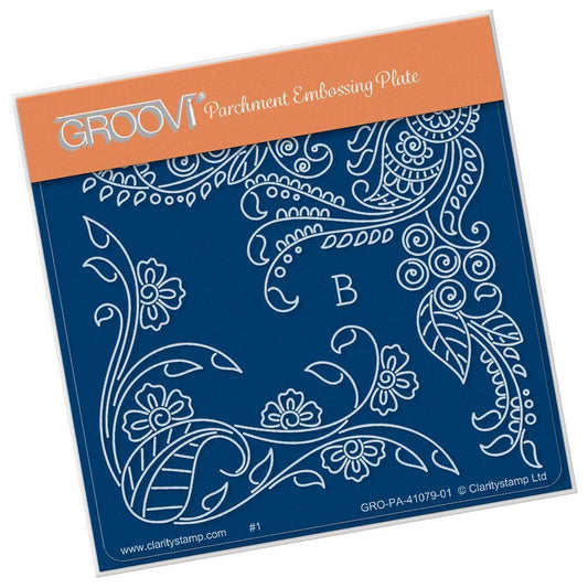Tina's Henna Petites - B A6 Square Groovi Baby Plate