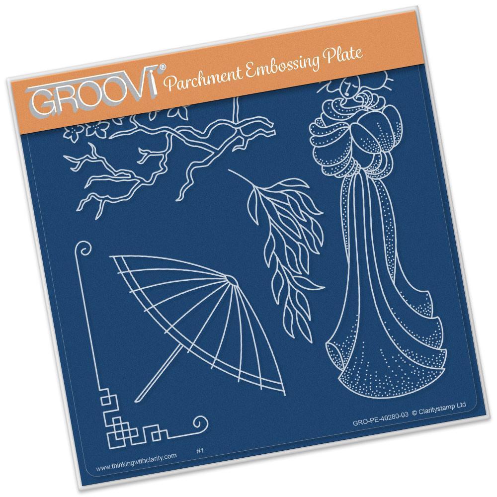 Geisha A5 Square Groovi Plate