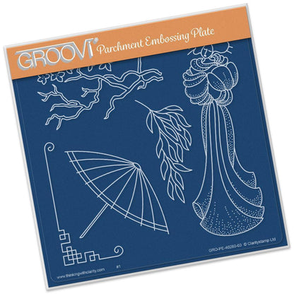 Geisha A5 Square Groovi Plate