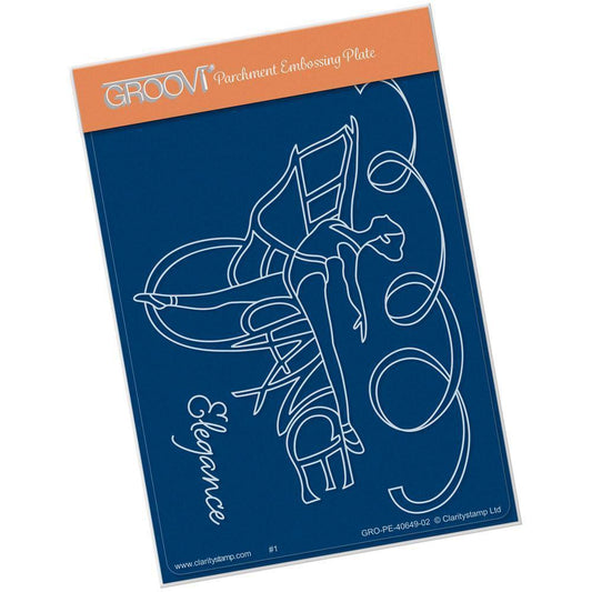 CLEARANCE Elegance Ballerina A6 Groovi Plate
