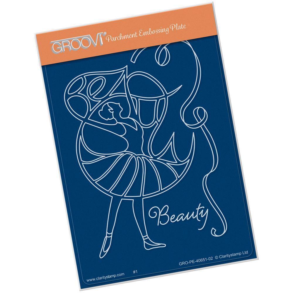 CLEARANCE Beauty Ballerina A6 Groovi Plate
