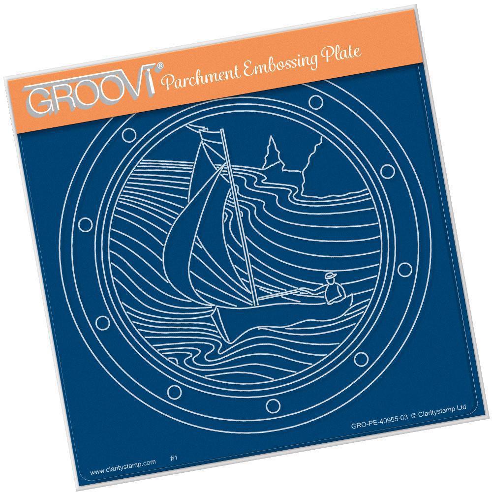 Sailor Round A5 Square Groovi Plate